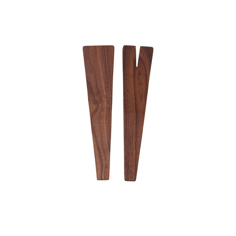 handcrafted wooden salad server
