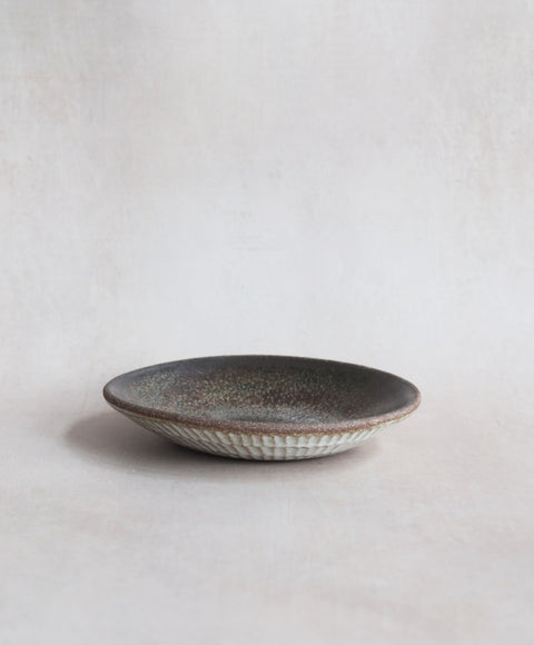 Progress Dessert Bowl with Eelskin glaze