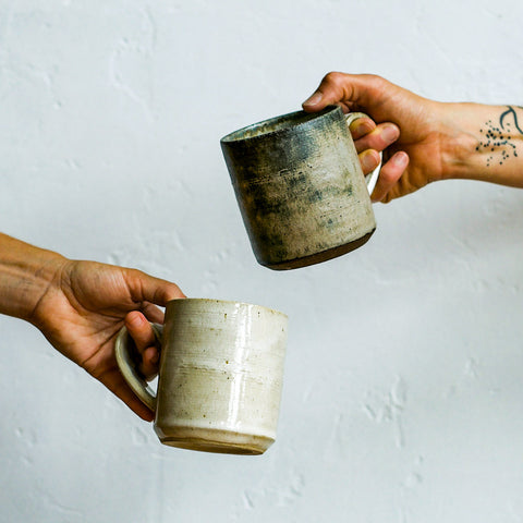 Moonshadow and White Chamois Bucket Cup