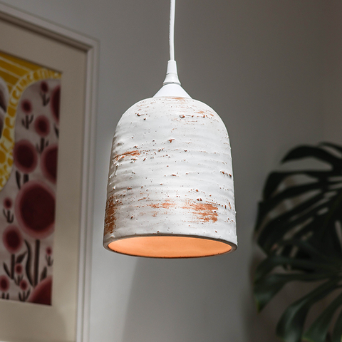 Ceramic Slip Bell Pendant
