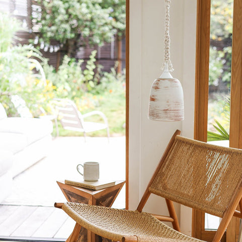 Bell Pendant with Circular Texture