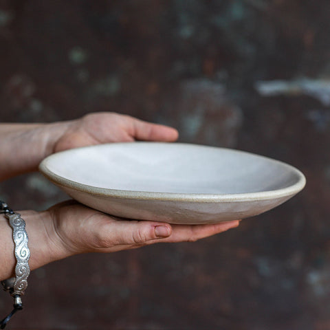 Holding Chantilly Pasta Bowl