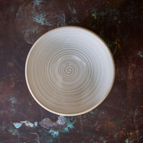 Inside an empty Ramen Bowl