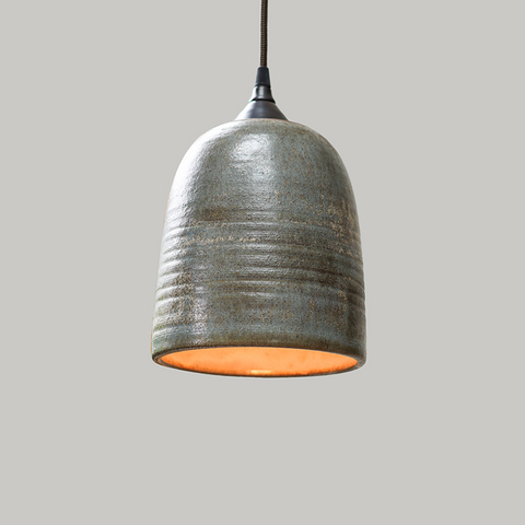 Bell Pendant with Circular Texture