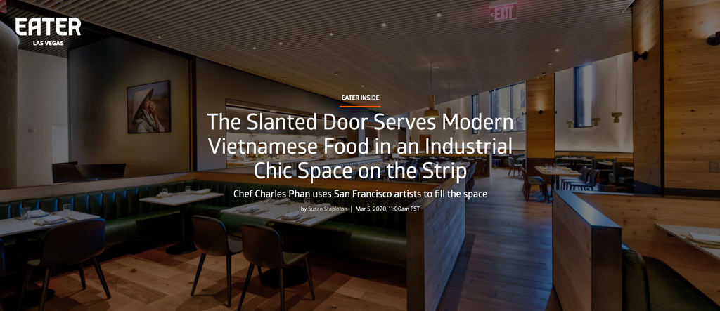 The Slanted Door Serves Modern Vietnamese Food in an Industrial Chic Space on the Strip