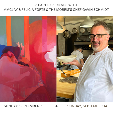 Art & Dining Experience with Felicia Forte and The Morris’s Chef Gavin Schmidt