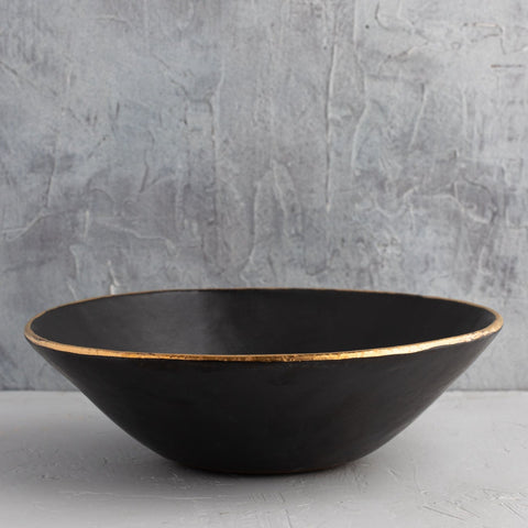 Gold Deco Serving Bowl