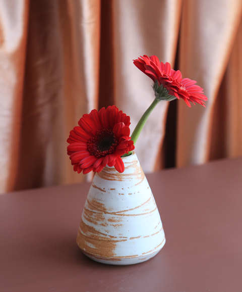 Ribbon Bud Vase