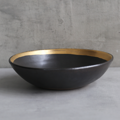 Gold Deco Fruit Bowl