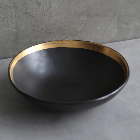 Gold Deco Fruit Bowl