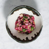 Inkblot Cereal bowl filled with chopped red radish