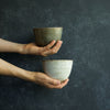 Two hands holding Progress Rice Bowls